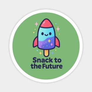 Cute Space Popsicle Rocket – Snack to the Future Kawaii Cosmic Design Magnet